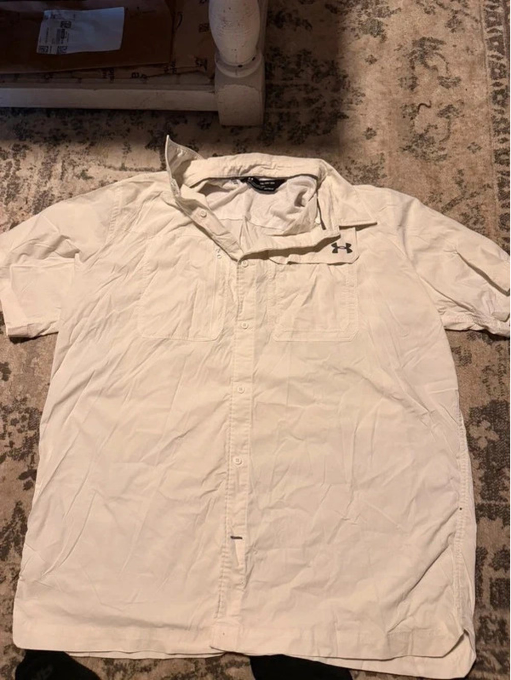 Under Armour Men's XXL HeatGear White Short Sleeve Shirt